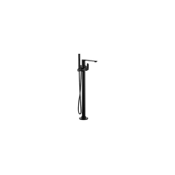 Greenfield One-Handle Tub Filler & Handshower in Matte Black